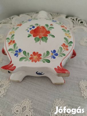 Hollóházi porcelán kulacs 