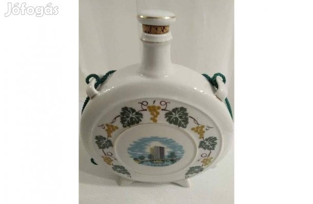 Hollóházi porcelán kulacs (Siófok felirattal) eladó!