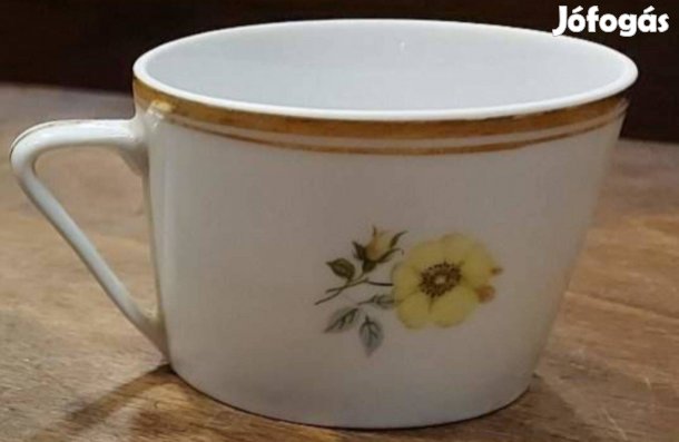 Hollóházi porcelán mokkáscsészék - 3 DB