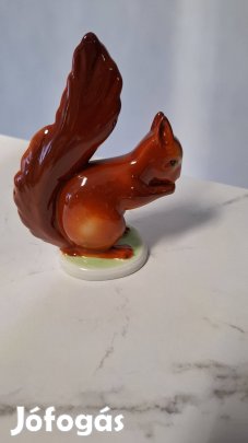 Hollóházi porcelán mókus