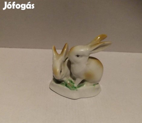 Hollóházi porcelán nyuszik!