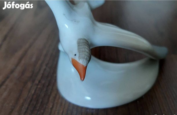 Hollóházi porcelán sirály figura