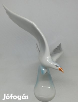Hollóházi porcelán sirály madár!