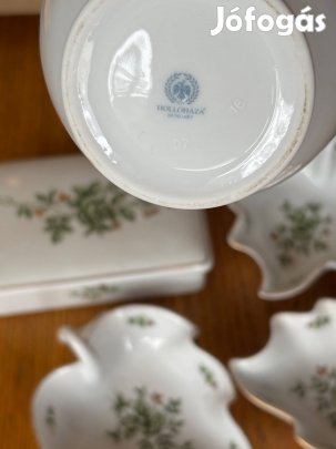 Hollóházi porcelán szett