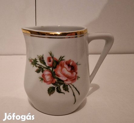 Hollóházi porcelán tejszínkiöntő