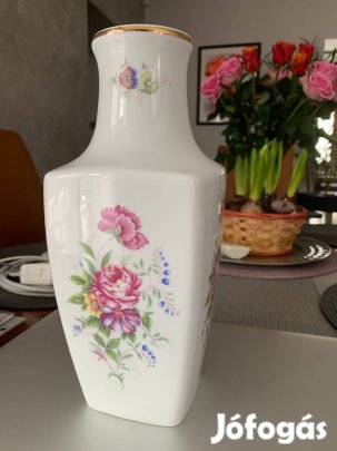 Hollóházi porcelán váza 5017