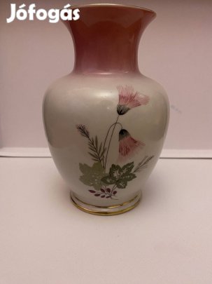 Hollóházi porcelán váza,