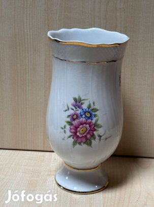 Hollóházi porcelán váza, sérült