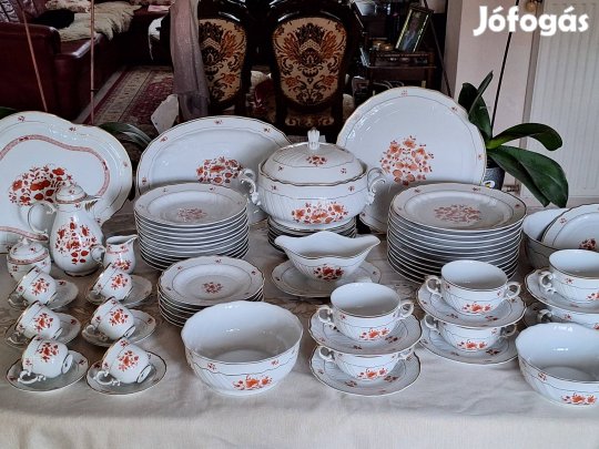 Hollóházi scarbantia 72 részes étkészlet