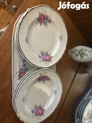 Hollóházi szendvics tányér készlet 