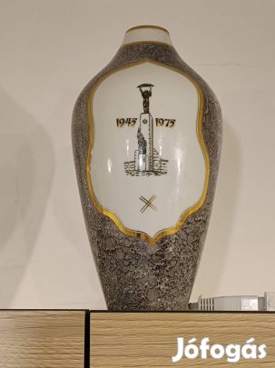 Hollóházi váza retró 50 éves