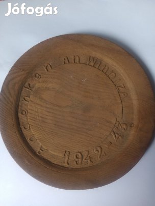 Holokauszt emlék tányér