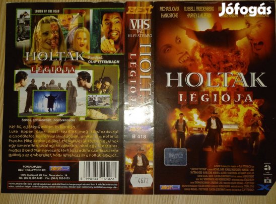 Holtak légiója - horror vhs