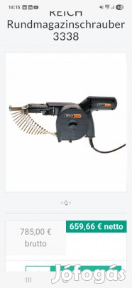 Holzher dobtáras gipszkartoncsavar behajtó