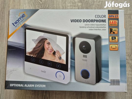 Home Dpv 27 Videó-kaputelefon, Intercom funkció, bővíthető, éjjellátó