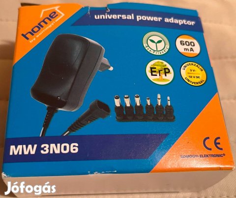 Home MW 3N06 univerzális változtatható feszültségű hálózati adapter