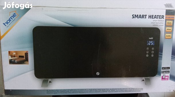 Home Smart Heather üveghősugárzó, Wifi vezérlésü, programozható 