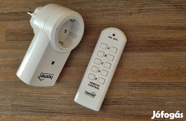 Home remote control, távirányítható hálózati aljzat
