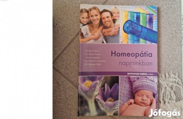 Homeopátia napjainkban című könyv eladó.Buki Mária Dérer Cecília