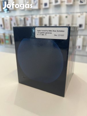 Homepod Mini Blue Kék Bontatlan