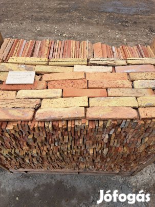 Homikfúvóval tisztított Rusztikus külső szelet Vágott szeletelt tégla