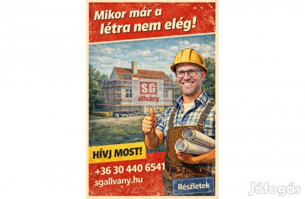 Homlokzati és gurulós állvány bérlés. Krause, Terra, alumínium