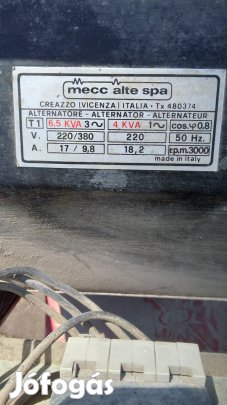 Honda 220/380v 6,5kw aggregátor. 