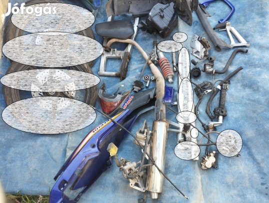 Honda CBR 125 alkatrész , kipufogó