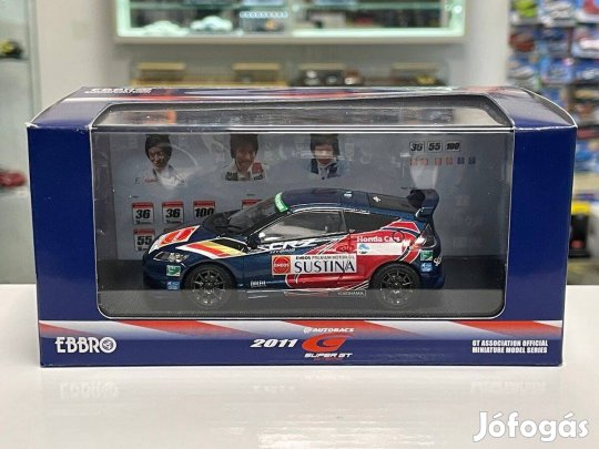 ミニカー EBBRO Honda CR-Z LEGEND CUP 2011 44694 Ebbro 1:43 Honda Cr-Z Legend Cup 2011 blue 44694 model car