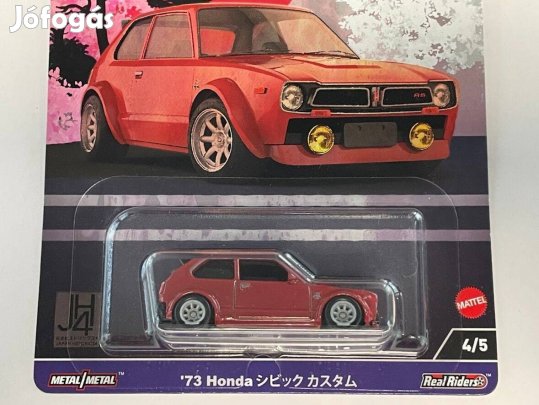 Honda Civic 1973 Custom Japan Historics 1:64 Hot Wheels Premium