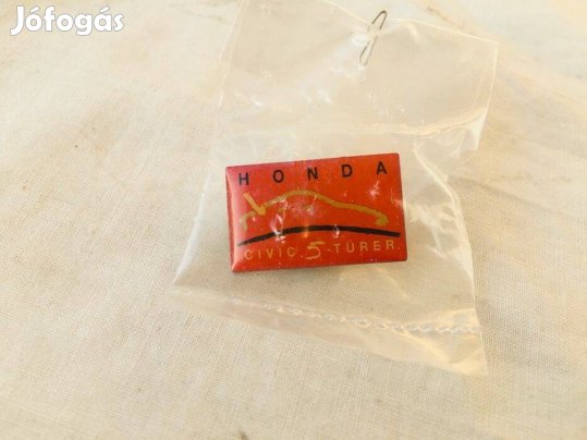 Honda Civic kitűző, bross