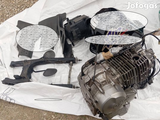 Honda SLR 650 alkatrész motorblokk