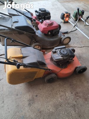 Honda fűnyíró+2db.+2db fűkasza