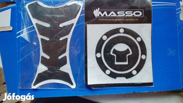 Honda tanksapka és tankpad matrica szett carbon mintás