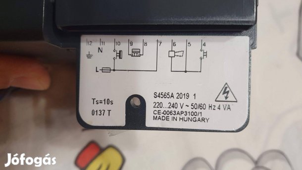 Honeywell S4565A 2019 1 tüzelés vezérlő gyújtás vezérlő elektronika