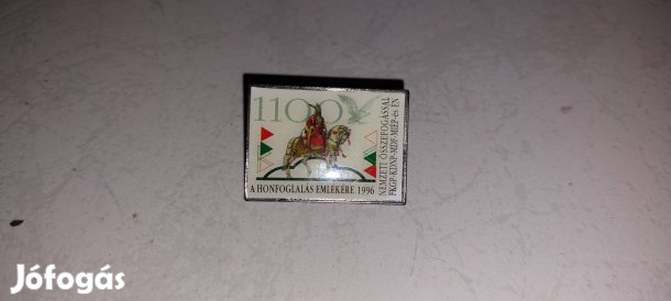 Honfoglalás 1100. évfordulója kitűző, gomblyukjelvény