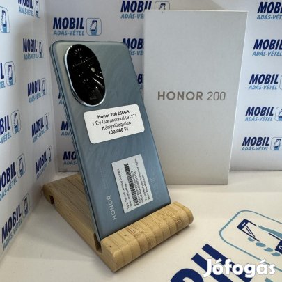 Honor 200 Kártyafüggetlen 256 GB 8 GB Ram, 12 hó garancia