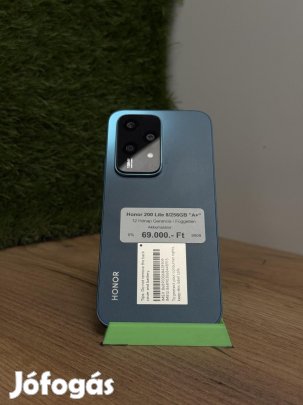 Honor 200 Lite Kártyafüggetlen 256 GB, 12 hó garancia