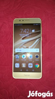 Honor 8 Sunrise Gold dual sim eladó (prémium változat)