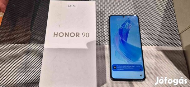Honor 90 Lite 5G 8/256GB Dual Független Újszerű Fekete Gari !