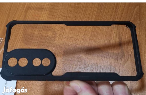 Honor 90 telefontok átlátszó fekete keretes