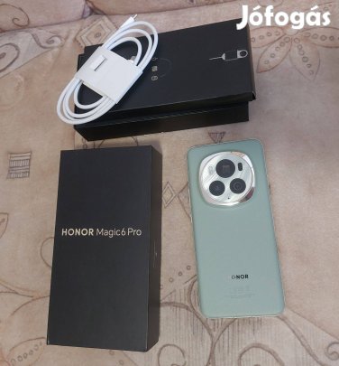 Honor Magic6 Pro 12/512GB Epi green újszerű garanciális