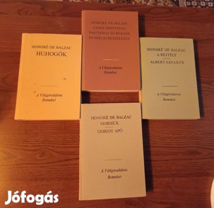 Honoré de Balzac könyvcsomag / 4 db könyv