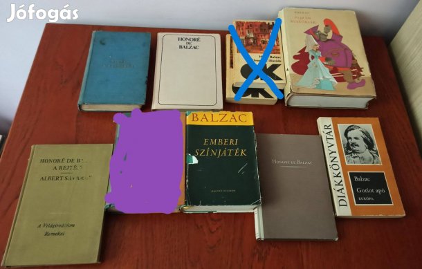 Honoré de Balzac könyvcsomag / 7 db könyv