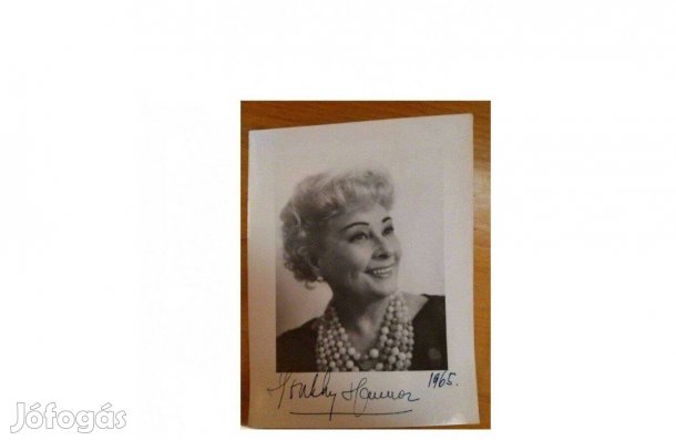 Honthy Hanna dedikált fotója