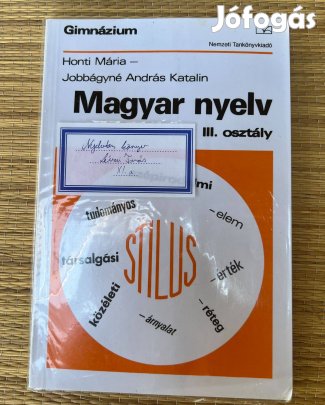 Honti Mária Jobbágyné András Katalin: Magyar nyelv III. o