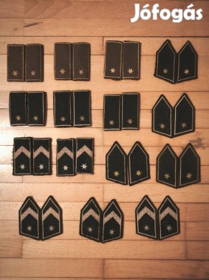 Honvédségi rendfokozatok párban