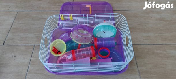 Hörcsög ketrec tartozékokkal!