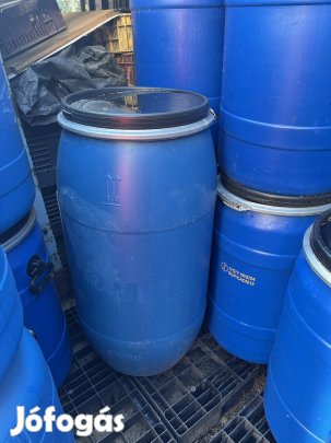 Hordó, 150L, műanyag, cefrés, savanyúságos, mézes 