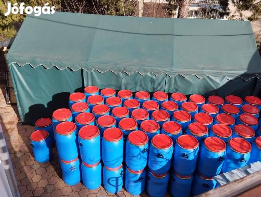 Hordó, 80L, műanyag, cefrés, mézes, savanyúságos 